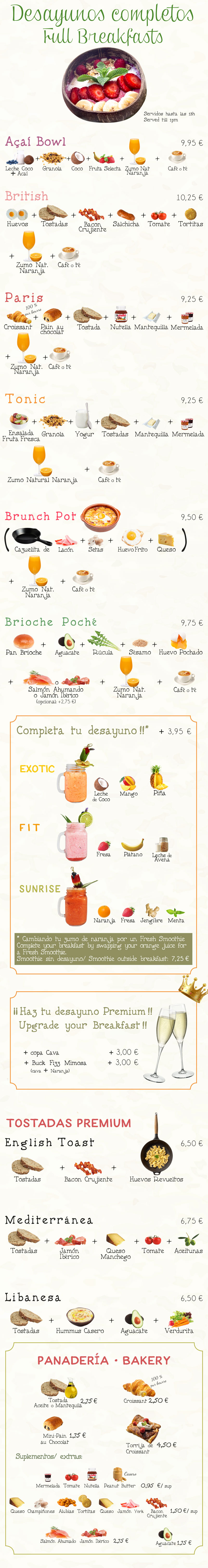 Desayunos