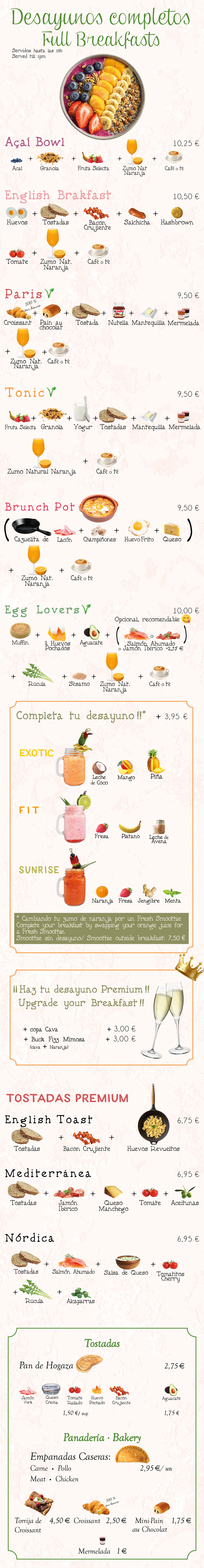 Desayunos
